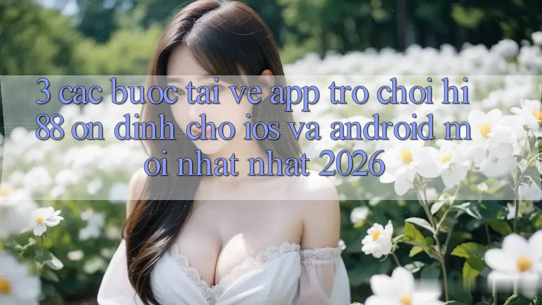 3. Các bước Tải về App Trò chơi Hi88 Ổn định Cho iOS Và Android Mới nhất Nhất 2026