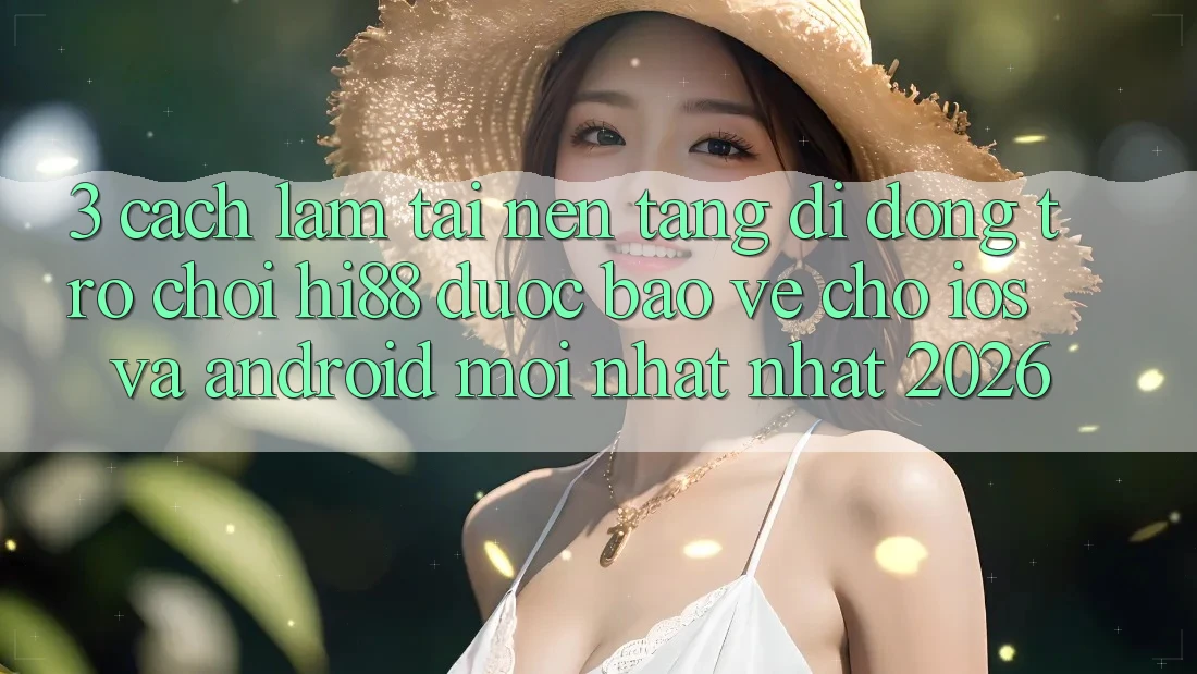 3. Cách làm Tải Nền tảng di động Trò chơi Hi88 Được bảo vệ Cho iOS Và Android Mới nhất Nhất 2026