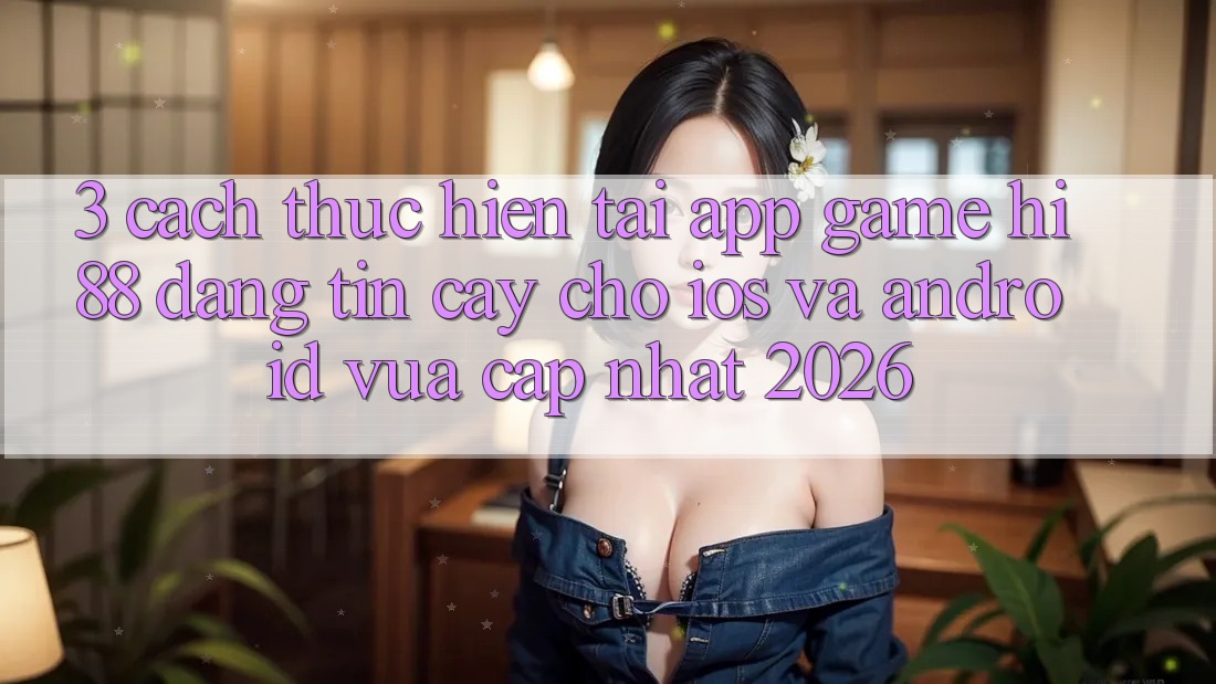 3. Cách thực hiện Tải App Game Hi88 Đáng tin cậy Cho iOS Và Android Vừa cập nhật 2026