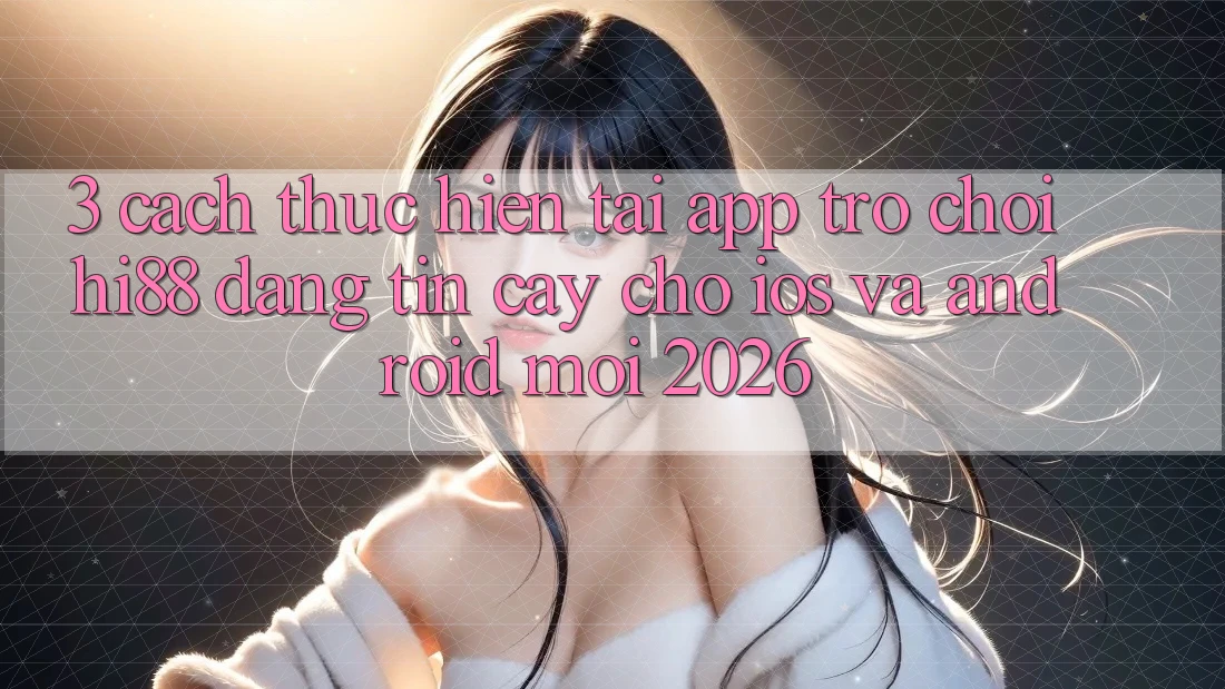3. Cách thực hiện Tải App Trò chơi Hi88 Đáng tin cậy Cho iOS Và Android Mới 2026