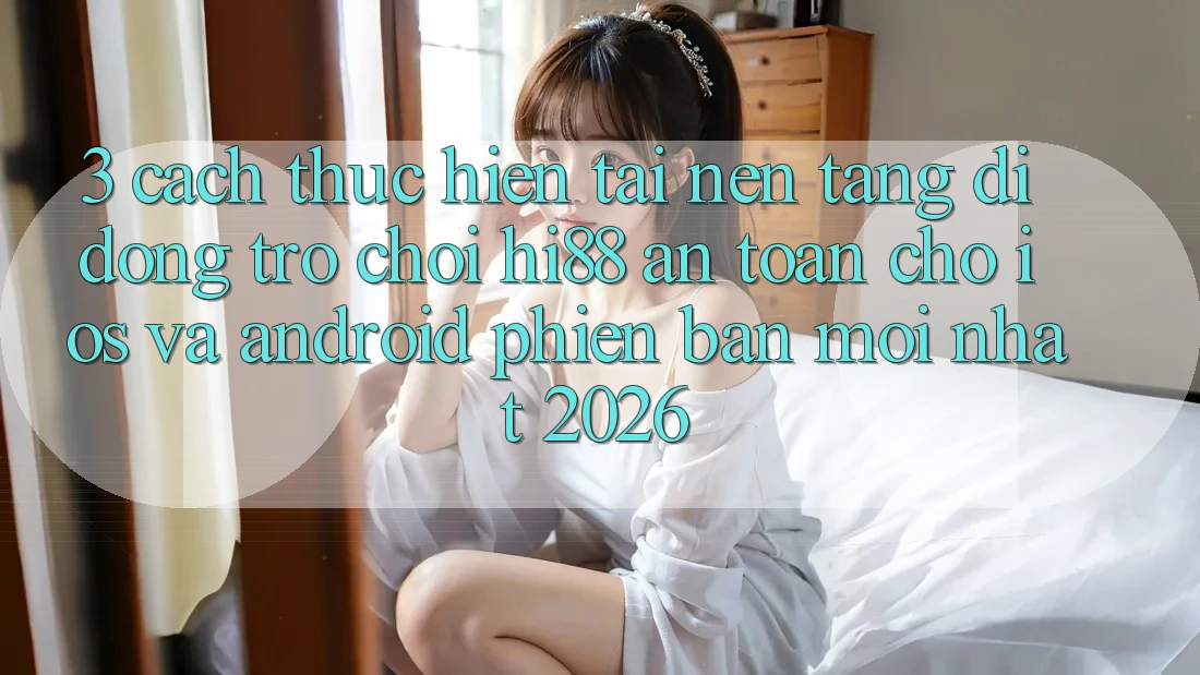 3. Cách thực hiện Tải Nền tảng di động Trò chơi Hi88 An Toàn Cho iOS Và Android Phiên bản mới Nhất 2026