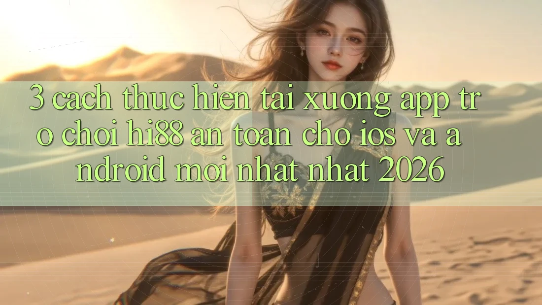 3. Cách thực hiện Tải xuống App Trò chơi Hi88 An Toàn Cho iOS Và Android Mới nhất Nhất 2026