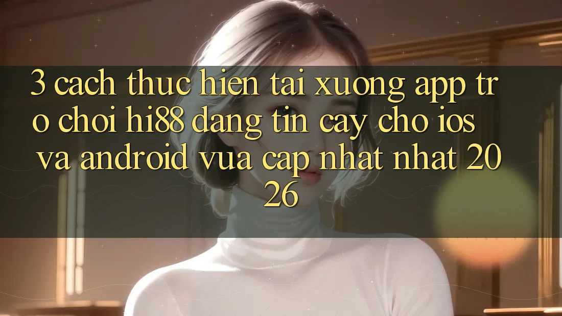 3. Cách thực hiện Tải xuống App Trò chơi Hi88 Đáng tin cậy Cho iOS Và Android Vừa cập nhật Nhất 2026