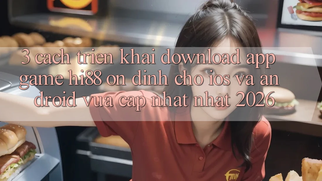 3. Cách triển khai Download App Game Hi88 Ổn định Cho iOS Và Android Vừa cập nhật Nhất 2026