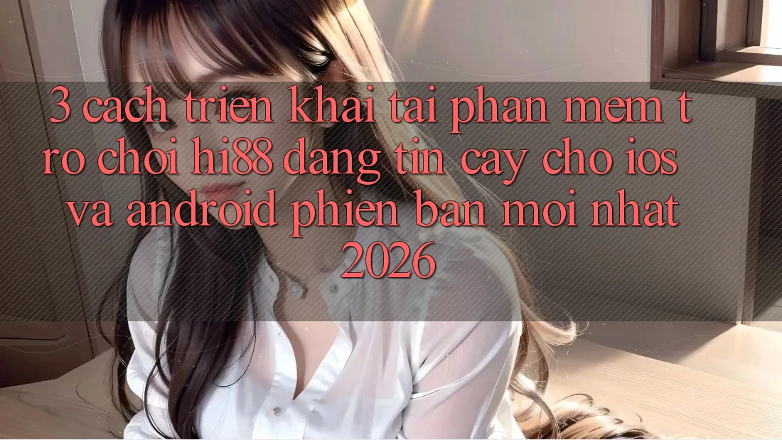 3. Cách triển khai Tải Phần mềm Trò chơi Hi88 Đáng tin cậy Cho iOS Và Android Phiên bản mới Nhất 2026