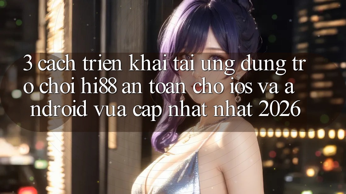 3. Cách triển khai Tải Ứng dụng Trò chơi Hi88 An Toàn Cho iOS Và Android Vừa cập nhật Nhất 2026