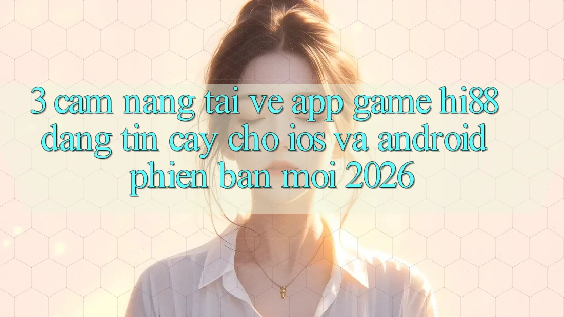 3. Cẩm nang Tải về App Game Hi88 Đáng tin cậy Cho iOS Và Android Phiên bản mới 2026