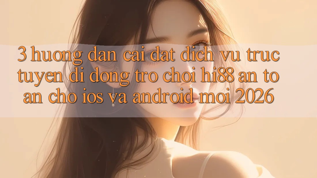 3. Hướng Dẫn Cài đặt Dịch vụ trực tuyến di động Trò chơi Hi88 An Toàn Cho iOS Và Android Mới 2026