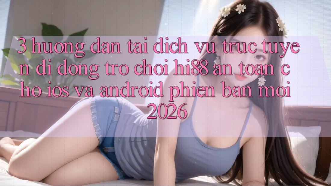 3. Hướng dẫn Tải Dịch vụ trực tuyến di động Trò chơi Hi88 An Toàn Cho iOS Và Android Phiên bản mới 2026