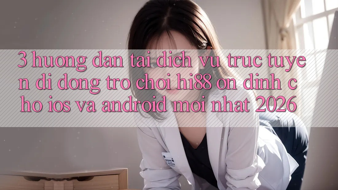 3. Hướng Dẫn Tải Dịch vụ trực tuyến di động Trò chơi Hi88 Ổn định Cho iOS Và Android Mới Nhất 2026