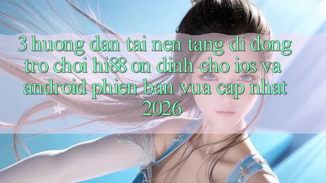 3. Hướng dẫn Tải Nền tảng di động Trò chơi Hi88 Ổn định Cho iOS Và Android Phiên bản vừa cập nhật 2026