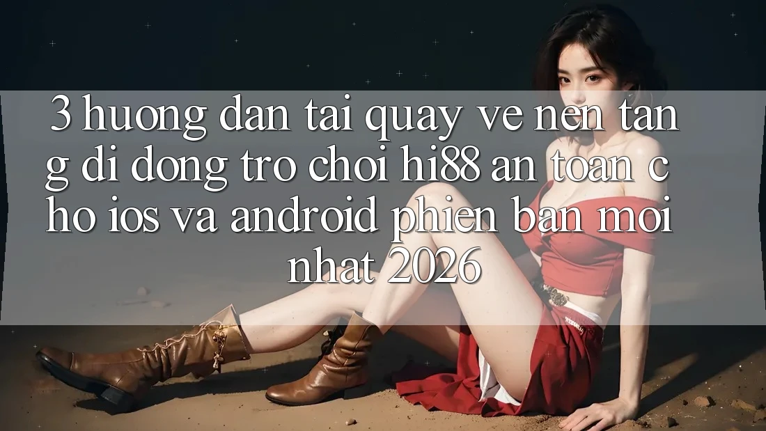 3. Hướng Dẫn Tải quay về Nền tảng di động Trò chơi Hi88 An Toàn Cho iOS Và Android Phiên bản mới Nhất 2026