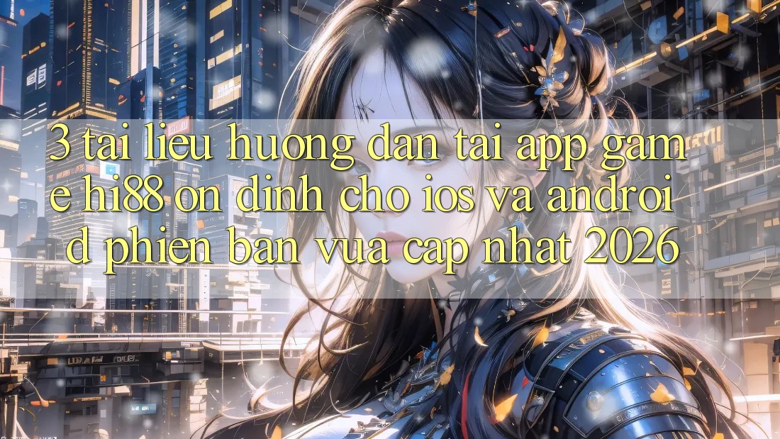 3. Tài liệu hướng dẫn Tải App Game Hi88 Ổn định Cho iOS Và Android Phiên bản vừa cập nhật 2026