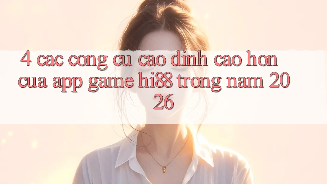 4. Các Công cụ Cao đỉnh cao hơn Của App Game Hi88 Trong Năm 2026