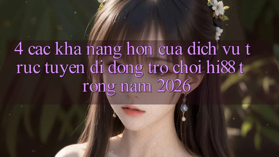 4. Các Khả năng Hơn Của Dịch vụ trực tuyến di động Trò chơi Hi88 Trong Năm 2026 4. Các Khả năng Hơn Của Dịch vụ trực tuyến di động Trò chơi Hi88 Trong Năm 2026