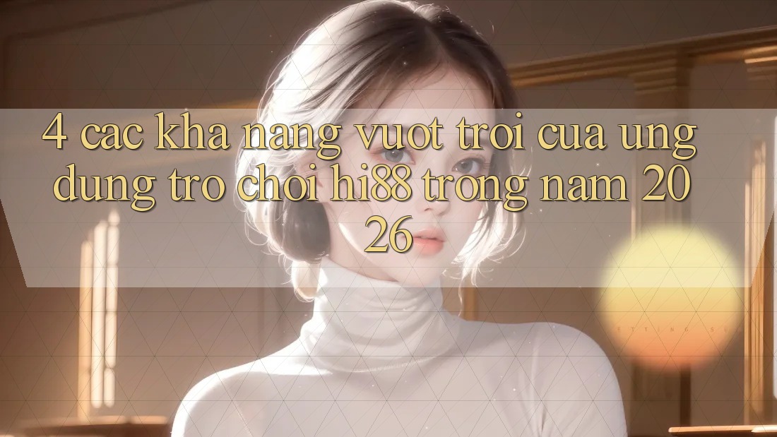 4. Các Khả năng Vượt Trội Của Ứng dụng Trò chơi Hi88 Trong Năm 2026