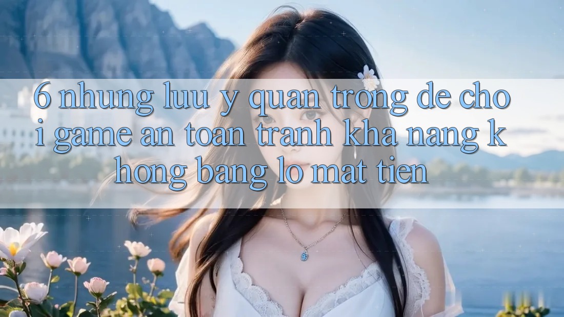 6. Những Lưu Ý Quan Trọng Để Chơi Game An Toàn, Tránh Khả năng không bằng lỗ Mất Tiền