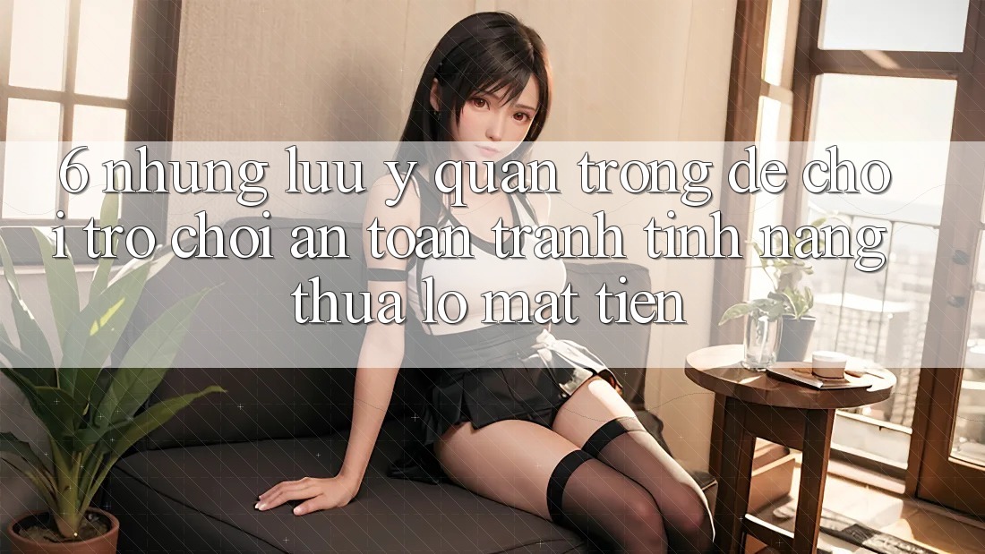 6. Những Lưu Ý Quan Trọng Để Chơi Trò chơi An Toàn, Tránh Tính năng thua lỗ Mất Tiền