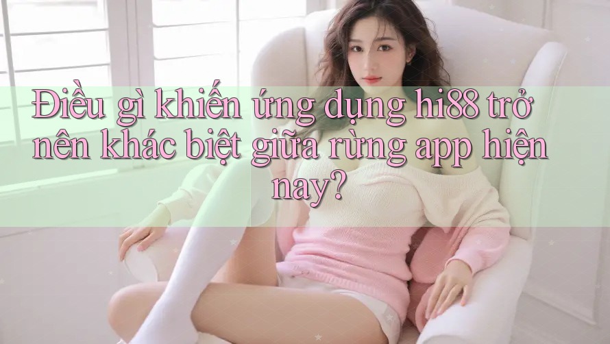 Điều gì khiến ứng dụng hi88 trở nên khác biệt giữa rừng app hiện nay?