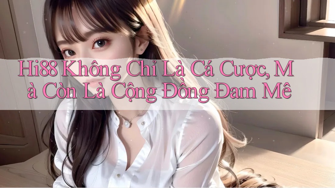 Hi88 Không Chỉ Là Cá Cược, Mà Còn Là Cộng Đồng Đam Mê