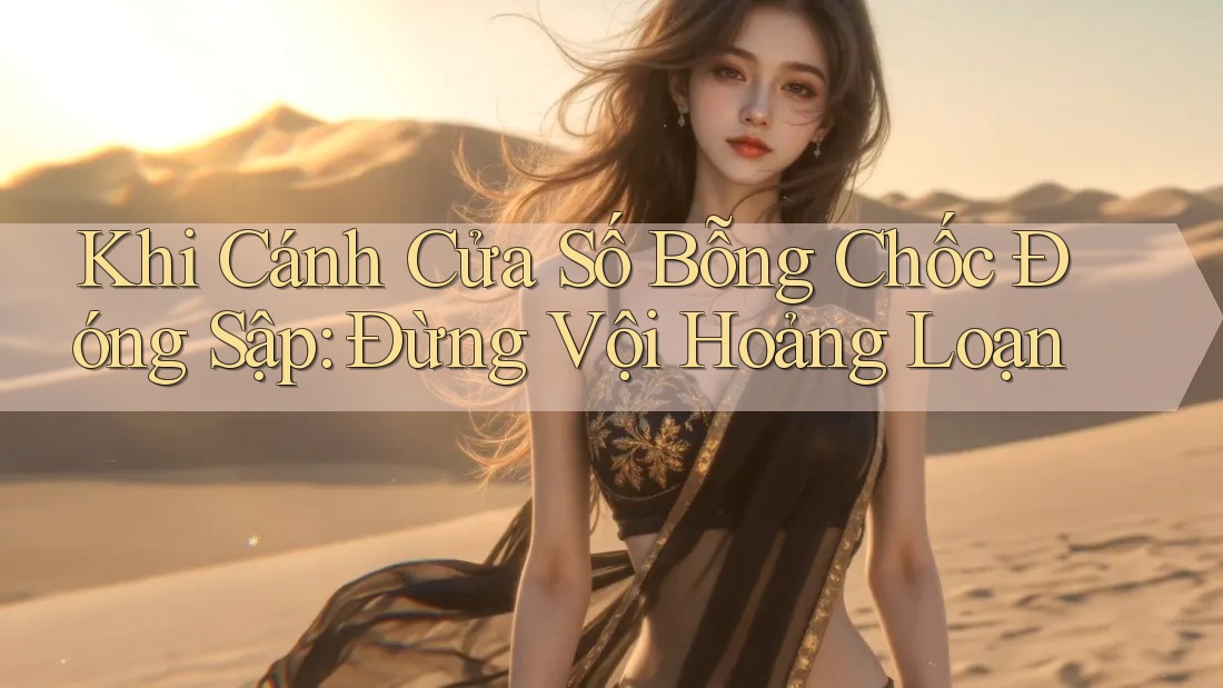 Khi Cánh Cửa Số Bỗng Chốc Đóng Sập: Đừng Vội Hoảng Loạn