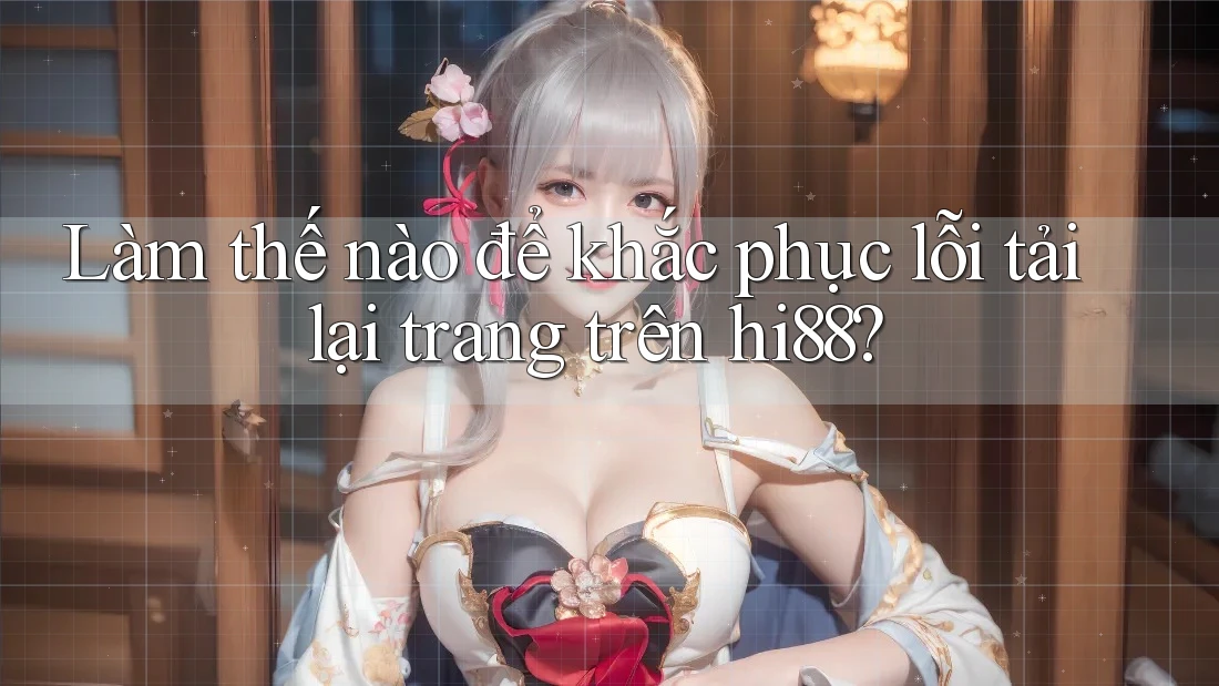 Làm thế nào để khắc phục lỗi tải lại trang trên hi88?