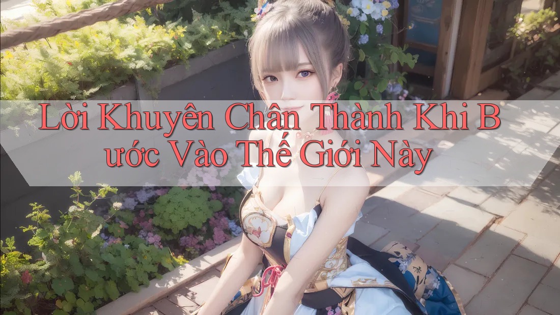 Lời Khuyên Chân Thành Khi Bước Vào Thế Giới Này