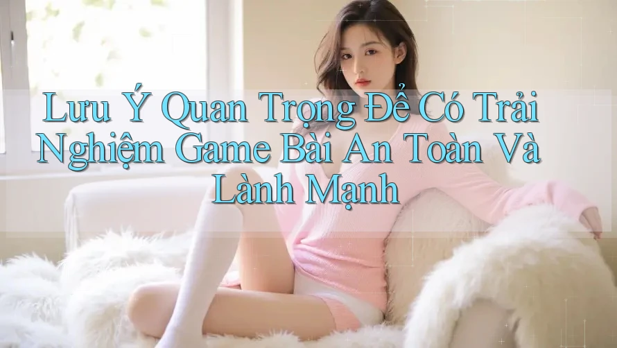 Lưu Ý Quan Trọng Để Có Trải Nghiệm Game Bài An Toàn Và Lành Mạnh