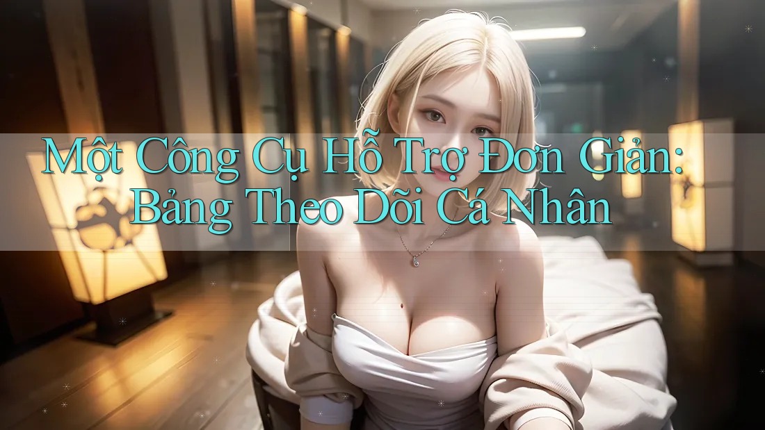 Một Công Cụ Hỗ Trợ Đơn Giản: Bảng Theo Dõi Cá Nhân Một Công Cụ Hỗ Trợ Đơn Giản: Bảng Theo Dõi Cá Nhân