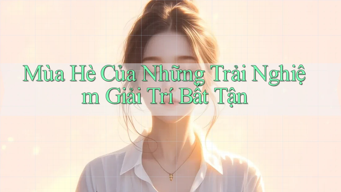 Mùa Hè Của Những Trải Nghiệm Giải Trí Bất Tận Mùa Hè Của Những Trải Nghiệm Giải Trí Bất Tận