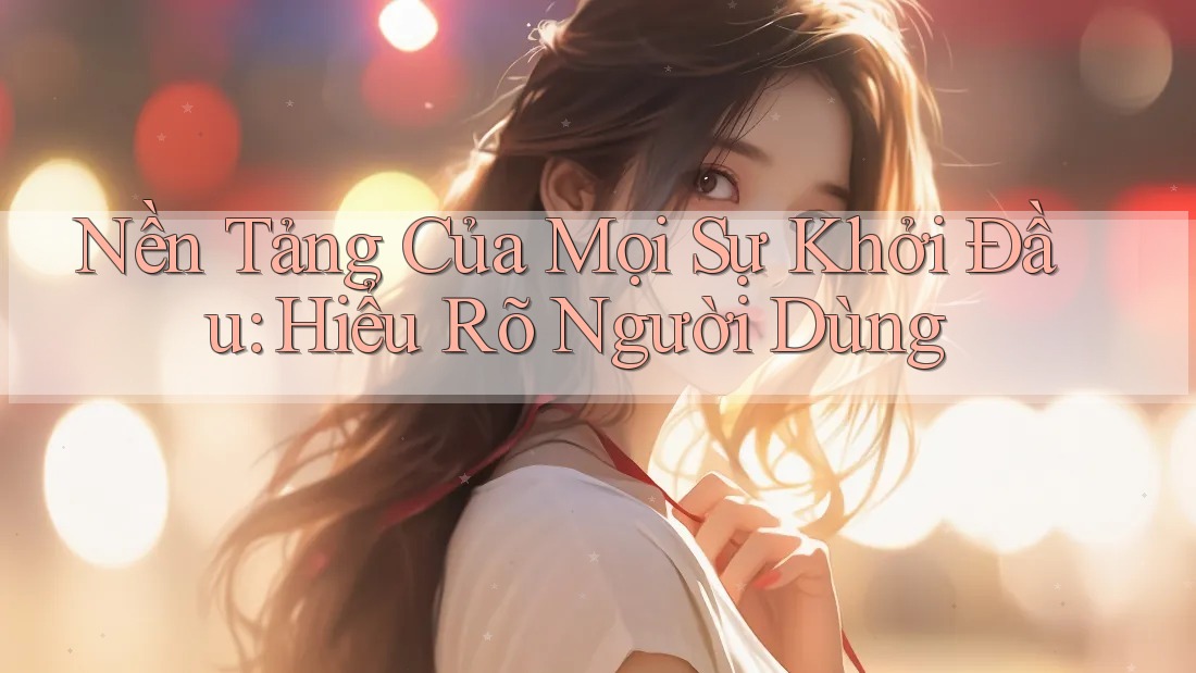 Nền Tảng Của Mọi Sự Khởi Đầu: Hiểu Rõ Người Dùng
