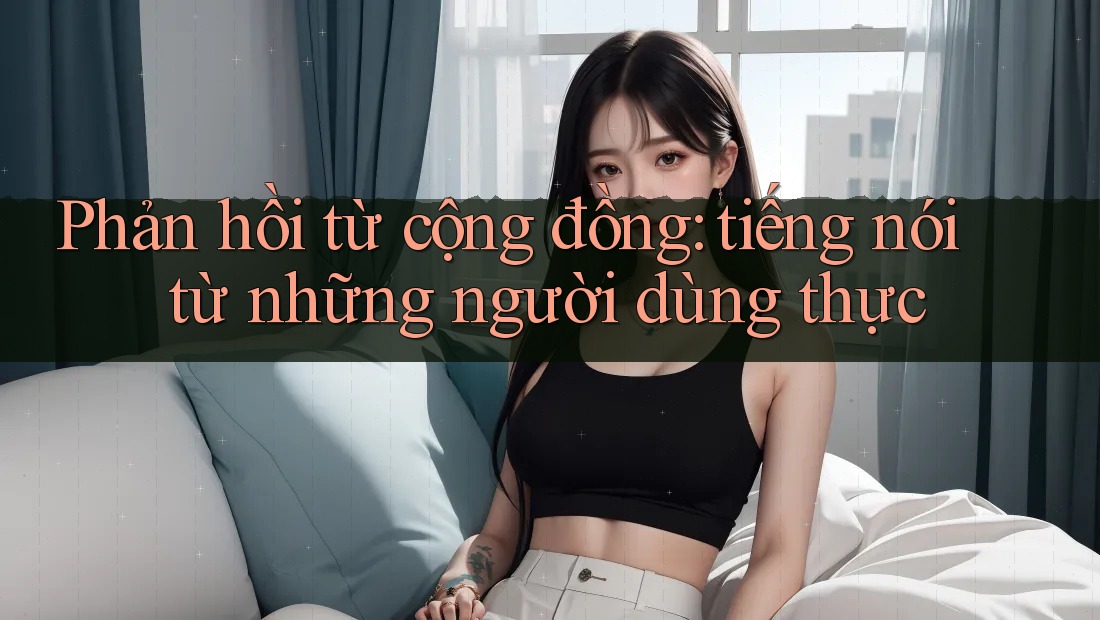 Phản hồi từ cộng đồng: tiếng nói từ những người dùng thực
