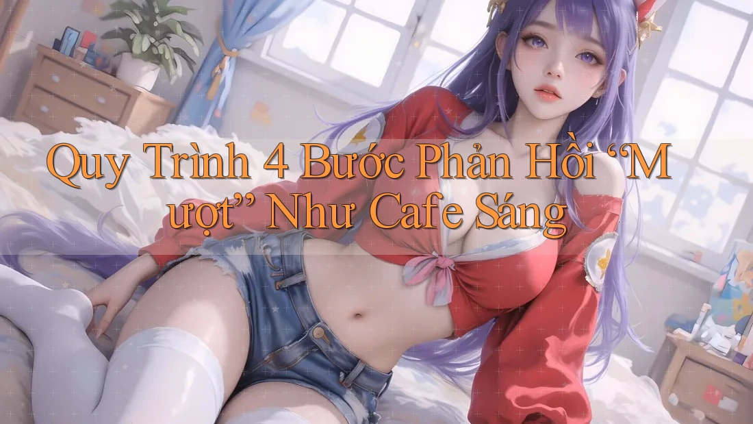 Quy Trình 4 Bước Phản Hồi “Mượt” Như Cafe Sáng