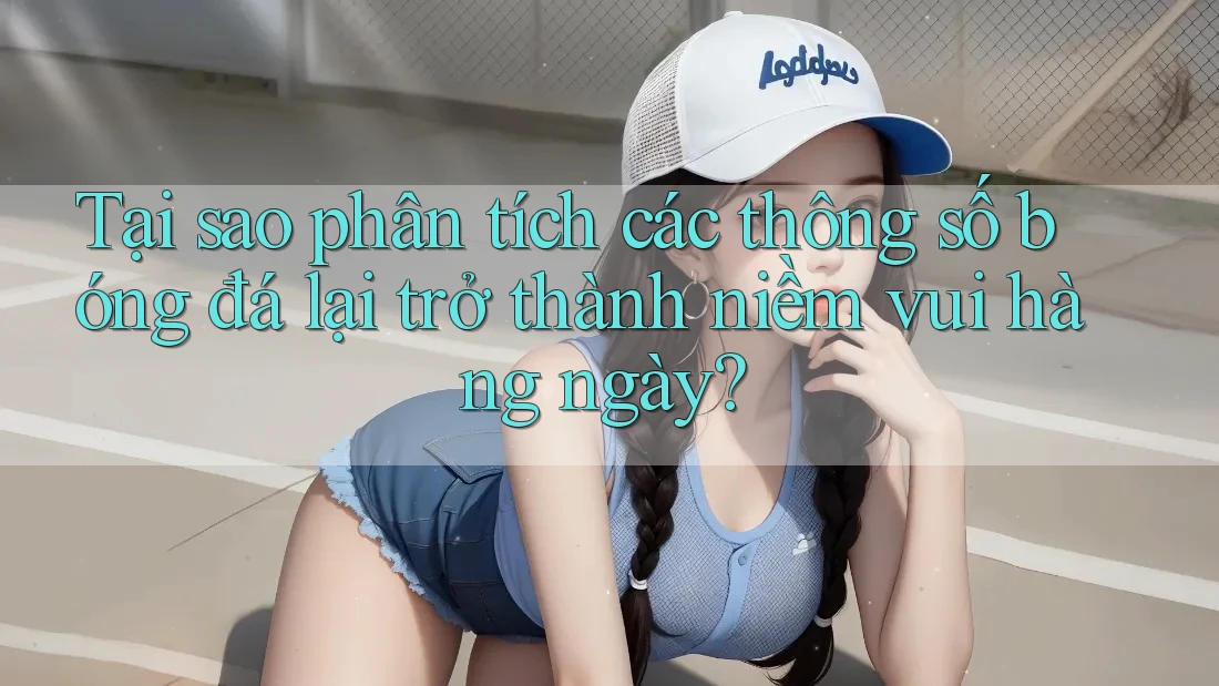 Tại sao phân tích các thông số bóng đá lại trở thành niềm vui hàng ngày?
