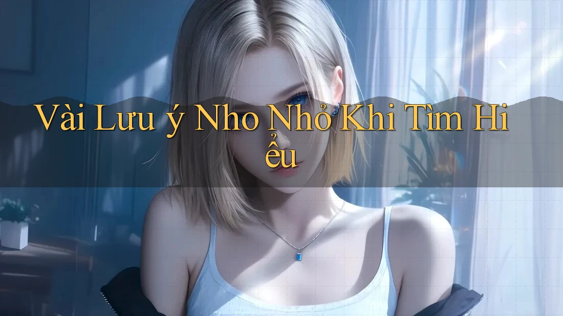 Vài Lưu ý Nho Nhỏ Khi Tìm Hiểu Vài Lưu ý Nho Nhỏ Khi Tìm Hiểu