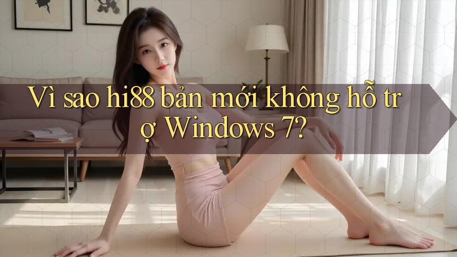 Vì sao hi88 bản mới không hỗ trợ Windows 7?