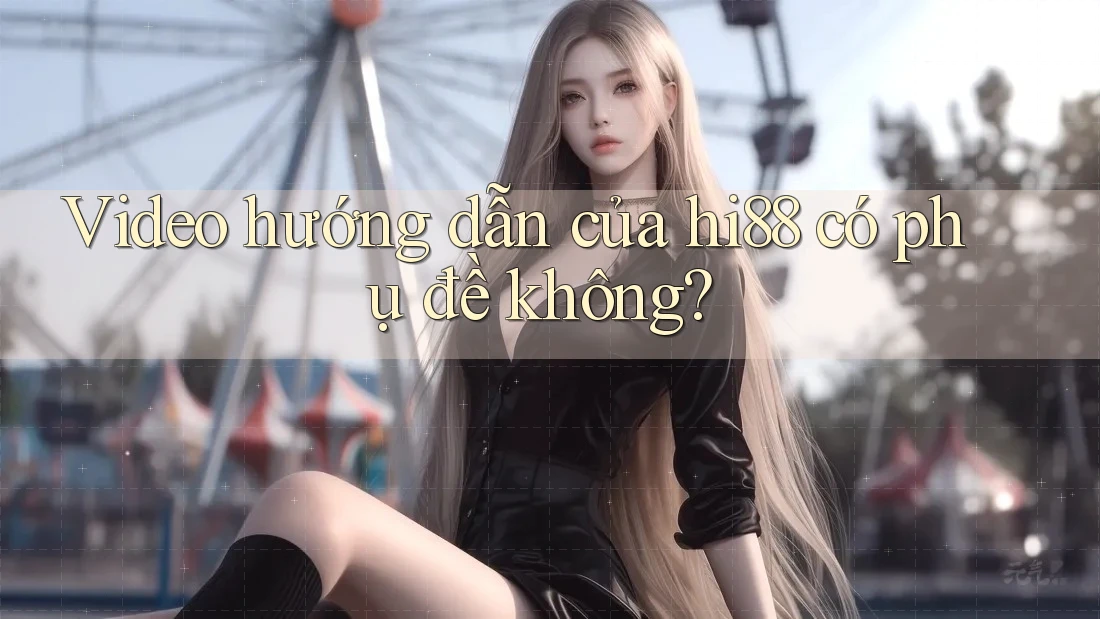 Video hướng dẫn của hi88 có phụ đề không?